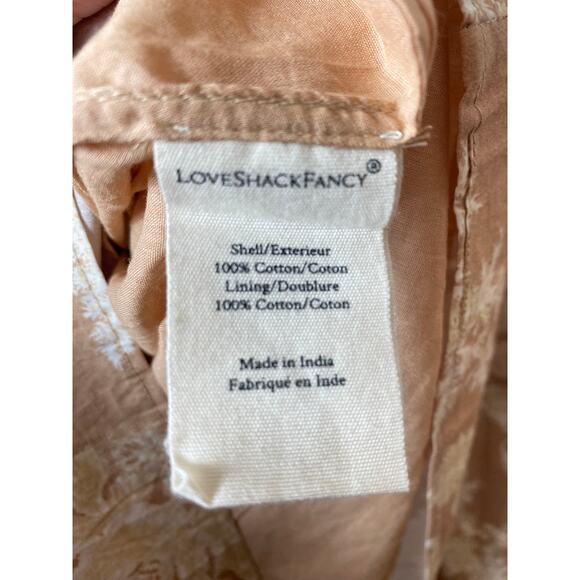NWT LOVESHACKFANCY DRESS 10 BROWN CAFE ESPRESSO WESTERN MILKMAID COTTAGECORE - Picture 7 of 16